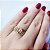 Anel  banhado a ouro 18k Cod 343 - Imagem 1