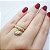 Anel  banhado a ouro 18k Cod 423 - Imagem 1