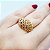 Anel  banhado a ouro 18k Cod 448 - Imagem 2