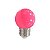 Lâmpada led bolinha G45 3w decorativa rosa E27 127v Galaxy. - Imagem 1