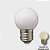 Lâmpada led bolinha G45 3w decorativa branco quente E27 127v Galaxy. - Imagem 2