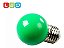 Lâmpada led bolinha G45 1,5w decorativa verde E27 220v Galaxy. - Imagem 2