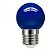 Lâmpada led bolinha G45 1,5w decorativa azul E27 220v Galaxy. - Imagem 1