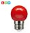 Lâmpada led bolinha G45 1,5w decorativa vermelha E27 220v Galaxy. - Imagem 1