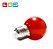 Lâmpada led bolinha G45 1,5w decorativa vermelha E27 220v Galaxy. - Imagem 2