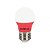 Lâmpada super led bolinha S30 3w bivolt vermelho ourolux. - Imagem 1