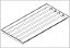 Luminária de embutir branca para 4 lâmpadas 18/20W 120cm. - Imagem 3