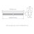 Perfil de embutir LED linear 1 metro IRC 93 2700K 11,5W/M 24V alumínio branco. - Imagem 2