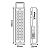 Luminária de emergência 2w 30 leds 6500k bivolt Galaxy Led. - Imagem 2