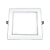 Plafon Superled Embutir 24W bivolt 6500K Quadrado 30cm x 30cm. - Imagem 1