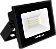 Refletor Superled Projetor Slim 10W Preto 6500K bivolt. - Imagem 1