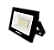 Refletor Superled Projetor Slim 20W Preto 6500K bivolt. - Imagem 2
