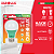 Lâmpada Superled Ouro 60 Colors 7W bivolt Verde IP66. - Imagem 4