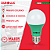 Lâmpada Superled Ouro 60 Colors 7W bivolt Verde IP66. - Imagem 5