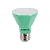 Lâmpada Superled PAR20 6W bivolt 30º Verde IP66. - Imagem 1
