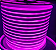 Fita LED Neon 12W/M 1.200W 12V 100 metros externo IP65 Roxo. - Imagem 1