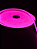 Fita LED Neon 12W/M 60W 12V 5 metros externo IP65 Rosa. - Imagem 2