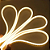 Fita LED Neon 12W/M 60W 12V 5 metros externo IP65 3000K branco quente. - Imagem 2