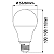 Lâmpada Led Bulbo A60 9W 3000K E27 Bivolt 1007R - Galaxy Led. - Imagem 2