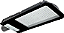 Luminária LED pública 150W preta SMD sensor Fotocélula 6500K IP65 INMETRO. - Imagem 1