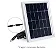 Refletor LED solar com controle 500w auto recarregável 3000K IP67. - Imagem 4