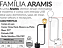 Luminária de mesa Aramis com entrada USB 40X21cm aço preto fosco. - Imagem 3