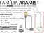 Luminária de mesa Aramis com entrada USB 40X21cm aço cinza. - Imagem 3