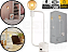 Luminária de mesa Aramis com entrada USB 40X21cm aço branco fosco. - Imagem 1