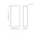 Arandela LED Ice retangular externo 4000K 5W bivolt IP65 120º 20X8,2X4,2cm policarbonato branco. - Imagem 3