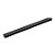 Perfil de embutir LED linear 1 metro lente preta IRC 93 2700K 18,5W/m 24V alumínio preto. - Imagem 1