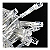 KIT 100 Pisca de Natal 50 Leds branco frio 8 Funções 5 Metros fio transparente bivolt. - Imagem 2
