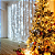 Cortina De Natal 300 LEDS Branco Frio 8 funções com controle remoto 3mx2m 220V. - Imagem 5