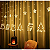 Cascata com 138 LEDs Colorido com figuras na ponta 8 funções tomada macho e fêmea 2,5 metros 220V. - Imagem 2