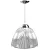 Luminária prismática pendente 16 polegadas luxo cristal injetado E-27. - Imagem 1