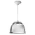 Luminária prismática pendente 16 polegadas cabo PP branco E-27. - Imagem 1