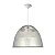 Luminária prismática pendente 22 polegadas cabo PP branco E-27. - Imagem 1