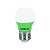 Lâmpada super led bolinha S30 3w bivolt verde ourolux. - Imagem 1