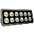 Refletor holofote LED Ultra COB cinza 600W 6500K branco frio IP66. - Imagem 1