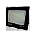 Refletor LED compacto preto 500W 6500K branco frio SMD IP66 bivolt. - Imagem 1