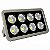 Refletor holofote LED Ultra COB cinza 400w 3000K branco quente IP66. - Imagem 3