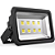 Refletor LED COB 400W Preto 6500K branco frio IP66 bivolt. - Imagem 3