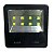 Refletor Slim LED COB 400W preto 6500K branco frio IP66 bivolt. - Imagem 1