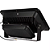 Refletor holofote LED COB 300w preto 3000K branco quente IP66. - Imagem 4