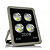 Refletor holofote LED Ultra COB Cinza 200w 3000K a prova d'água IP66. - Imagem 5