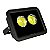 Refletor holofote LED Ultra COB 3000K 100w a prova d'água IP66. - Imagem 1