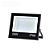 Refletor LED compacto 50W 6500K preto SMD IP66 bivolt. - Imagem 1