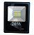 Refletor LED 20W Preto SMD Azul bivolt IP66. - Imagem 1