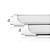 Lâmpada led tubular leitosa 45W (HO) 4000K bivolt. - Imagem 1