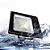 Refletor holofote LED COB 50w preto Azul IP66. - Imagem 5