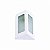 Arandela de Parede Gênova Triangular externo 18x13x9cm Alumínio e Vidro Branco. - Imagem 1